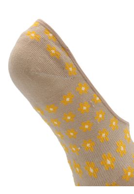 Imagen 2 del producto Calcetín Ocre Miniflor Mujer