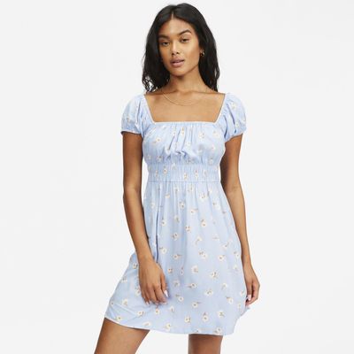 Vestido Wildflower Wvdr Celeste Mujer