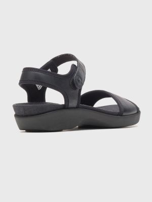 Imagen 2 del producto Sandalia Cuero Negro Mujer Dorri Qtr Strap 