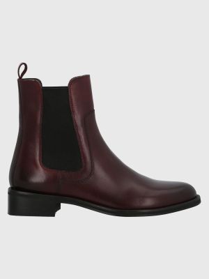 Imagen 2 del producto Botín Cuero Mujer Rivor Burdeo