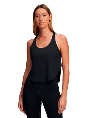 Polera sin manga 2 en 1 Training mujer Motion negro