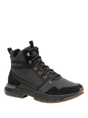 Zapatilla Con Caña Hombre Colorado Sneaker Negro
