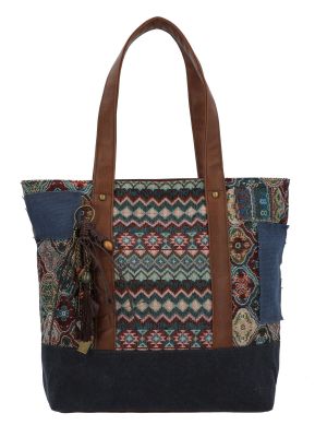 Imagen 1 del producto Cartera Textil Mujer Faui Tote Azul