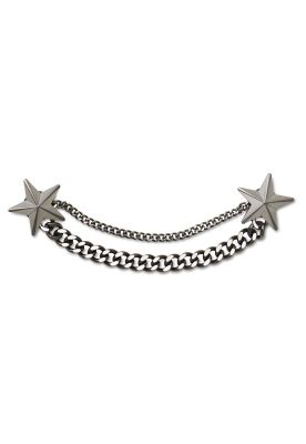 Jibbitz Crocs Cadena Estrella Punk Plateado