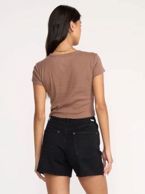 Imagen 2 del producto Polera M/C Mujer Tropic Happenings Café Osc