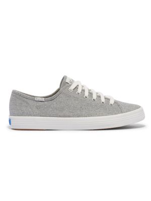 Zapatilla Gris Mujer Kickstart Metallic