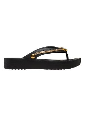 Sandalia Crocs Mujer Tiara Flip Negro
