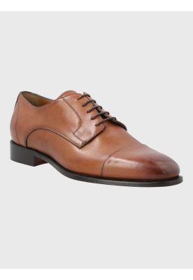 Zapato Italiano Hombre Cuero Morati Café
