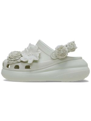 Imagen 2 del producto Zueco Plataforma Unisex Crush Bouquet Blanco