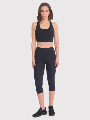 Calza deportiva Mujer Capri Nora Negra