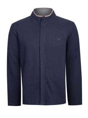 Imagen 1 del producto Polerón Algodón Orgánico Doble Azul Hombre