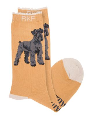 Imagen 2 del producto Calcetin Bambú Mujer St Schnauzer Beige/Crudo