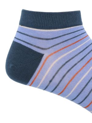 Imagen 2 del producto Calcetín Bambú Hombre Ped Stripe Azul