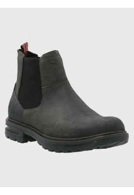 Botín Cuero Hombre Indro Gris Oscuro