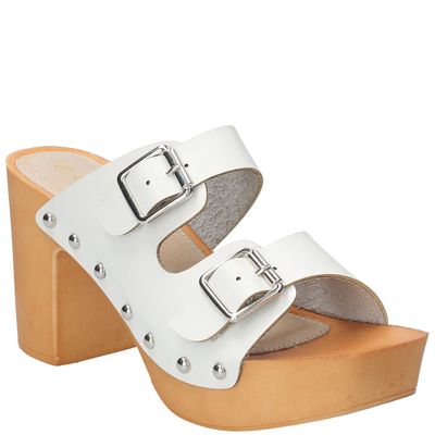 Sandalia Clarissa Blanco Mujer