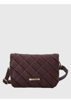 Cartera Ecocuero Mujer Trini Cross Rojo