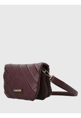 Imagen 2 del producto Cartera Ecocuero Mujer Trini Cross Rojo