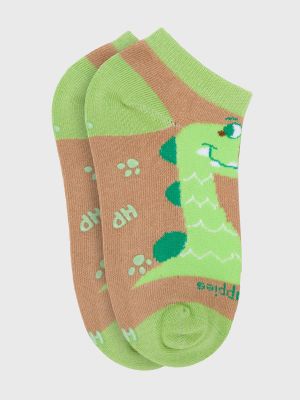 Imagen 2 del producto Calcetin Algodón Niño Ped Dino Verde