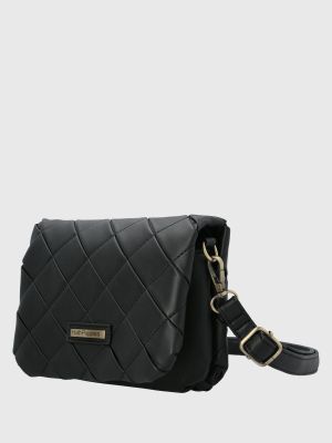 Imagen 2 del producto Cartera Ecocuero Mujer Trini Cross Negro