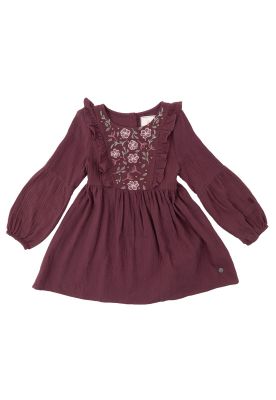 Vestido Petunia Niña Rojo