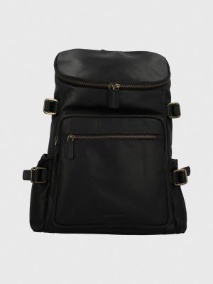 Mochila Cuero Hombre Ty Frazer Back Negro