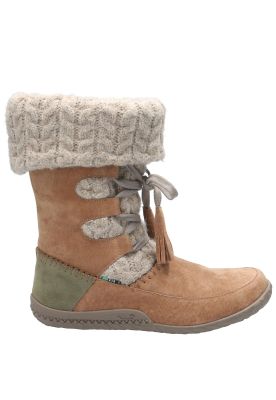 Bota Cuero Mujer New Tahoe Café Claro