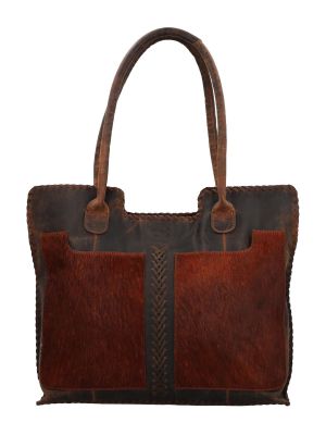 Imagen 1 del producto Cartera Cuero Mujer Hr Cozzi Tote Café