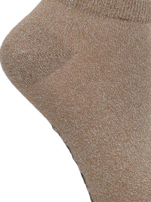 Imagen 2 del producto Calcetín Algodón Mujer Ped Lurex Taupe