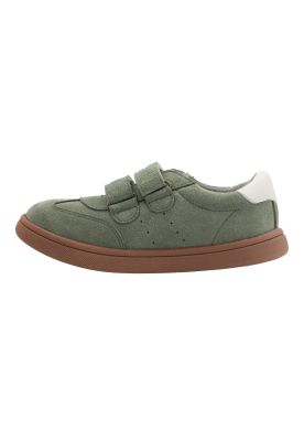 Zapatilla Cuero Clara-K Niño Verde