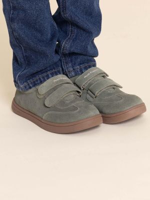 Imagen 2 del producto Zapatilla Cuero Clara-K Niño Verde