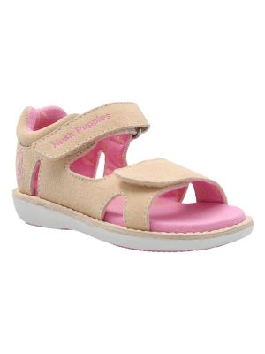 Sandalia Cuero Beige Niña Moonlight  (19-25)