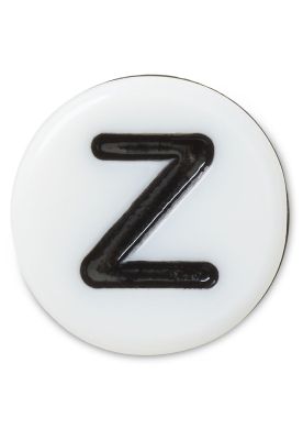 Jibbitz Crocs Z Pequeña Carta de Amistad Blanco