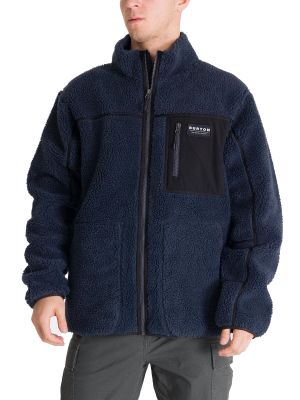 Polar Hombre Sherpa Bonded Azul