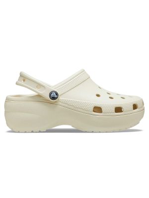 Zueco Crocs Mujer Platform Clog W Beige