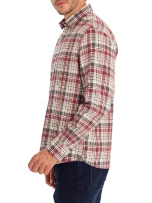 Imagen 2 del producto Camisa Algodón Orgánico Hombre Flannel Café