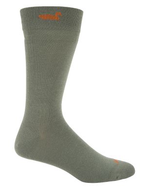 Calcetin Bambú Hombre Plain Verde