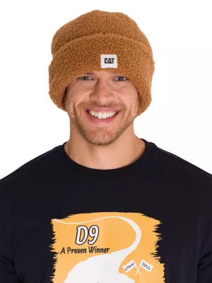 Gorro En Punto Cuffed Sherpa Knit Hat Unisex Café