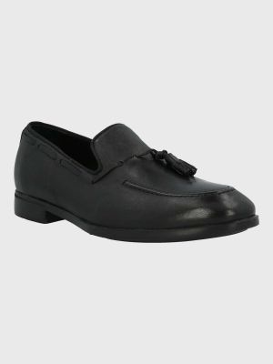 Mocasin Italiano Hombre Cuero Abete Negro