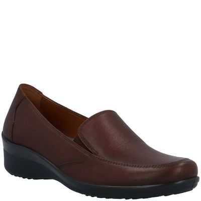 Slip On Cuero Mujer Kala Slip On Café