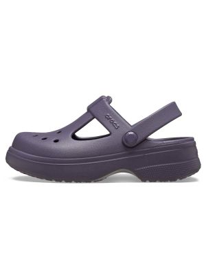 Imagen 2 del producto Zueco Crocs Niña Pequeña Mary Jane T Morado Oscuro