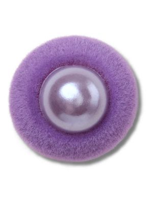 Jibbitz Perla Morada Terciopelo SMT Morado