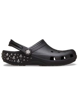 Zueco Crocs Unisex Classic Clog Studded Negro