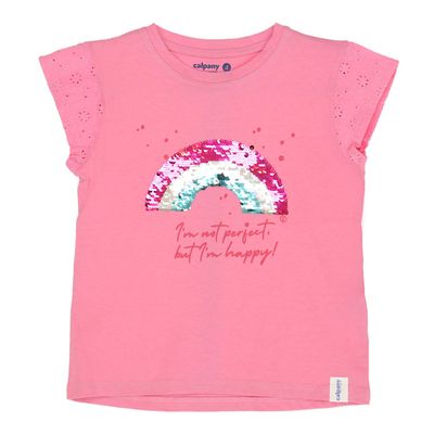 Imagen 1 del producto Polera M/C Niña Rainbow Rosado