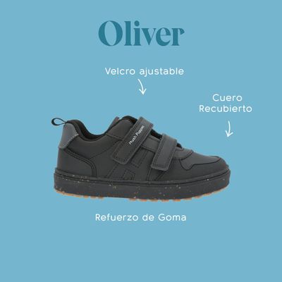 Imagen 2 del producto Zapatilla velcr Escolar Oliver negro niño