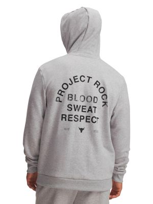 Imagen 2 del producto Polerón Lifestyle  hombre Project Rock Fleece gris 