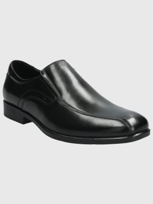 Slip On Cuero Hombre Strand Negro