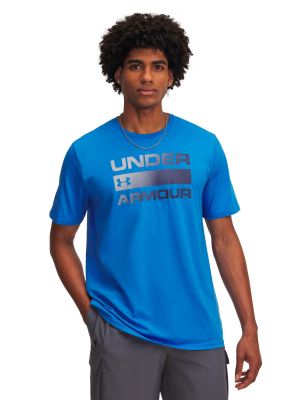 Polera Manga Corta Training hombre Team Issue Wordmark Azul