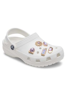 Imagen 2 del producto Jibbitz Crocs Accesorios Dorados Blanco Pack 5