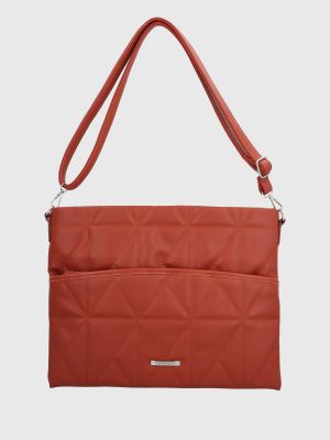 Bolso Notebook Ecocuero Mujer Naranjo