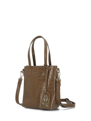 Imagen 2 del producto Cartera Mujer Croco Cross Taupe